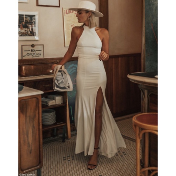 BHLDN Dresses & Skirts - BHLDN Montreal Crepe Halter Dress